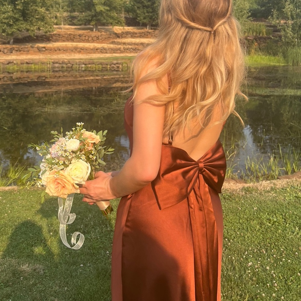 Revelry Steph Dress *Rust*